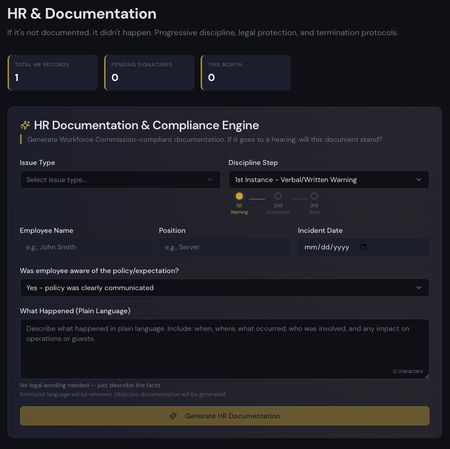 HR & Compliance